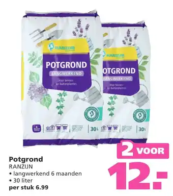 Ranzijn Potgrond ranzijn aanbieding