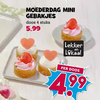 Boon`s Markt Moederdag mini gebakjes aanbieding