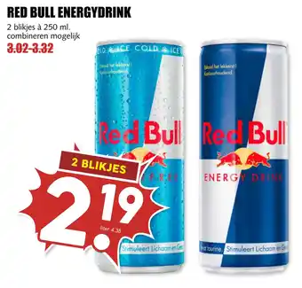 MCD Supermarkt Red bull energydrink aanbieding