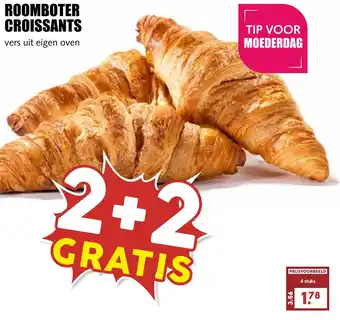 MCD Supermarkt Roomboter croissants aanbieding