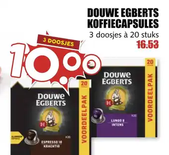 MCD Supermarkt Douwe egberts koffiecapsules aanbieding