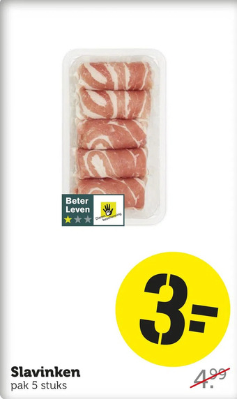 Coop Slavinken aanbieding