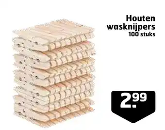 Trekpleister Houten wasknijpers aanbieding