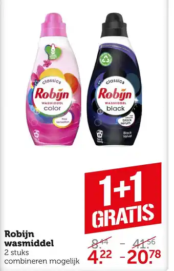 Coop Robijn wasmiddel aanbieding