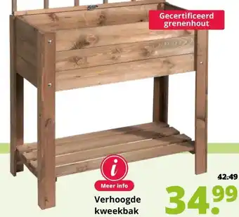 GroenRijk Verhoogde kweekbak aanbieding