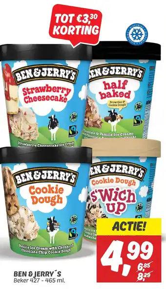 Dekamarkt Ben & jerry's aanbieding