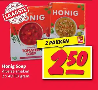 Nettorama Honig soep aanbieding