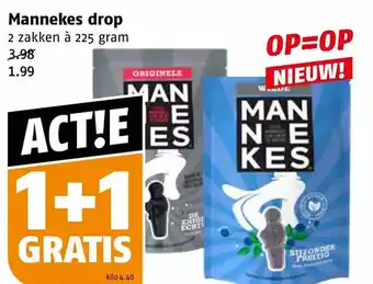 Poiesz Mannekes drop aanbieding