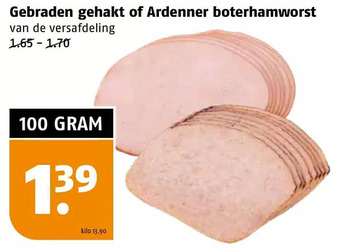 Poiesz Gebraden gehakt of ardenner boterhamworst aanbieding