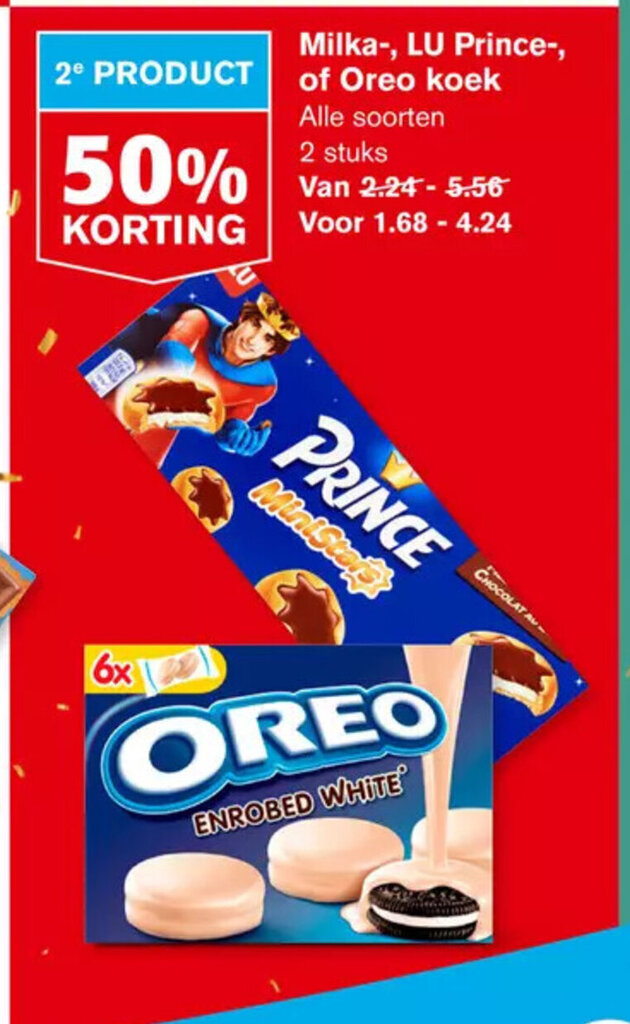 Milka Lu Prince Of Oreo Koek Alle Soorten Aanbieding Bij Hoogvliet