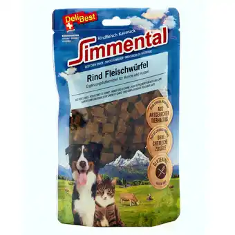 Zooplus 180g simmental rundvlees blokjes delibest hondensnacks aanbieding