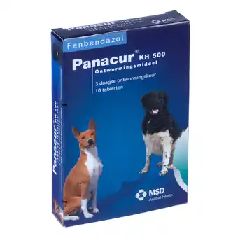 Zooplus 2x10 tabletten panacur kh500 hond/kat aanbieding