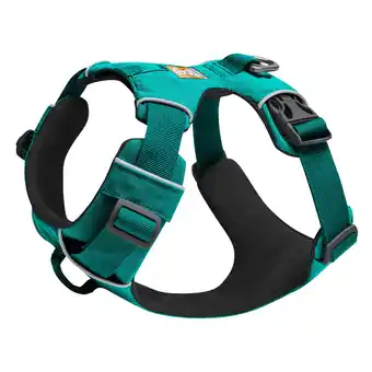 Zooplus Ruffwear front range hondentuig, aurora teal - maat l-xl: 81 - 107 cm borstomvang, b 29 mm aanbieding