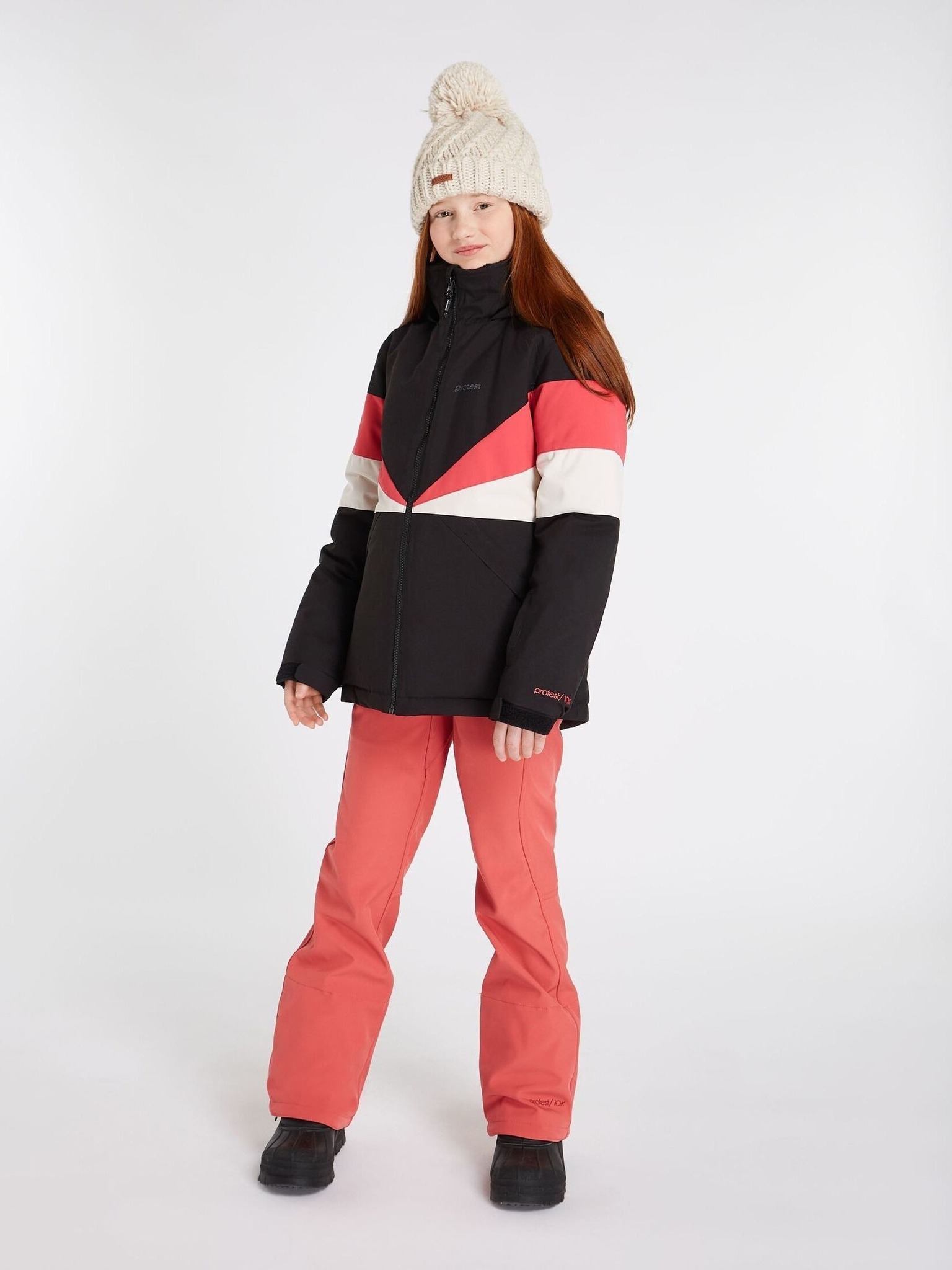 Perry Sport Protest prtkate ski jas zwart kinderen aanbieding
