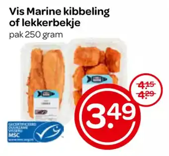 Spar Vis Marine kibbeling of lekkerbekje 250 gram aanbieding