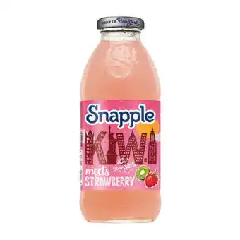 Coop Snapple limonade kiwi strawberry aanbieding