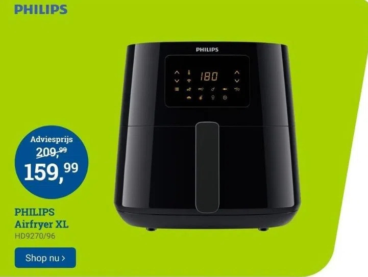 Philips airfryer xl aanbieding bij BCC