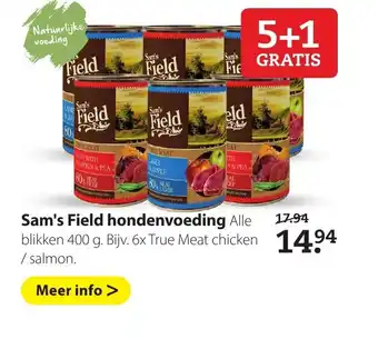 Boerenbond Sam's field hondenvoeding aanbieding