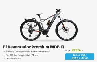 Stella fietsen El reventador premium mdb fi urban aanbieding