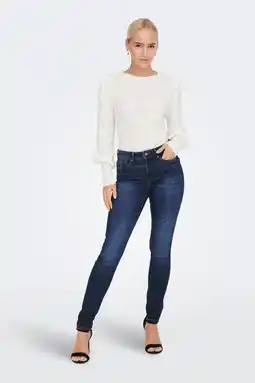 Wehkamp Only skinny jeans onlwauw dark blue denim aanbieding
