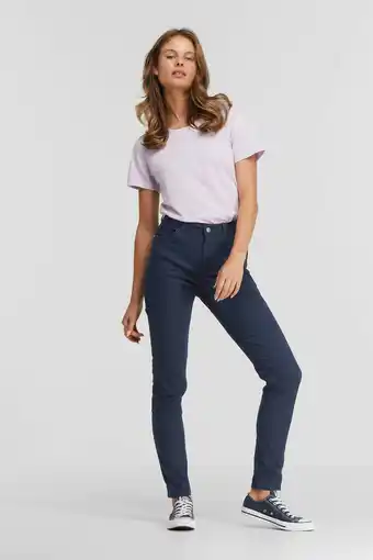 Wehkamp Anytime mid rise jeans blauw aanbieding