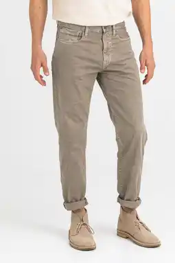 Wehkamp Butcher of blue loose tapered fit jeans stockton nato green aanbieding