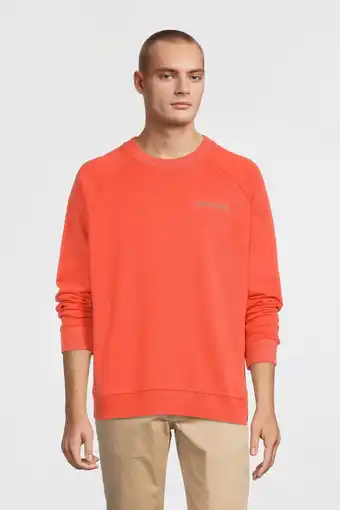 Wehkamp Scotch & soda sweater van biologisch katoen koraalrood aanbieding