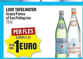 Dirck 3 Luxe Tafelwatel Acqua Panna Of San Pellegrino 75 Cl aanbieding