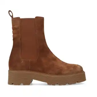 Wehkamp Manfield suède chelsea boots bruin aanbieding