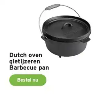 GAMMA Dutch oven gietijzeren Barbecue pan aanbieding