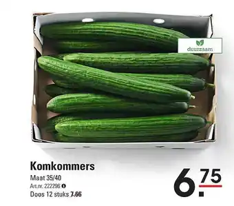 Sligro Komkommers aanbieding