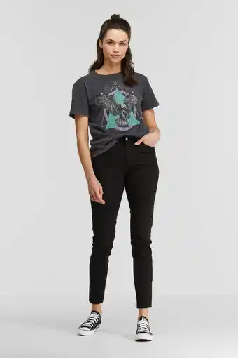 Wehkamp Anytime mid rise skinny jeans zwart aanbieding