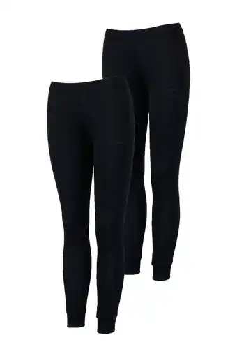 Wehkamp Campri thermobroek - set van 2 zwart aanbieding