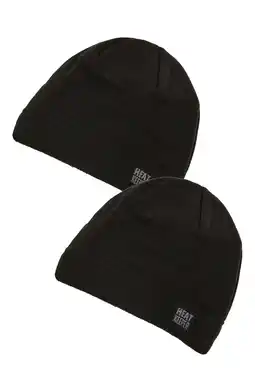 Wehkamp Heatkeeper thermo muts - set van 2 zwart aanbieding
