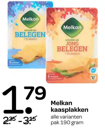 Spar Melkan kaasplakken aanbieding