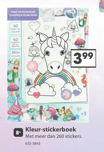 Top1Toys Kleur-stickerboek aanbieding