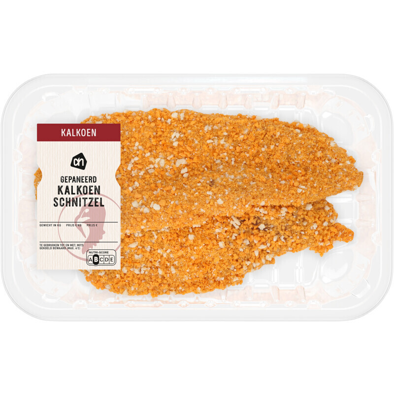 Albert Heijn Ah kalkoenschnitzel gepaneerd aanbieding