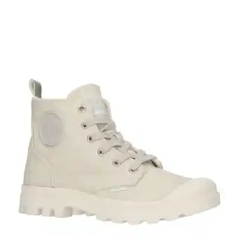 Wehkamp Palladium pampa desert zip veterschoenen off white aanbieding