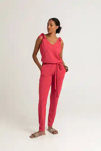 Wehkamp Expresso jumpsuit rood aanbieding