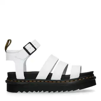 Wehkamp Dr. martens blaire white leren plateau sandalen wit aanbieding