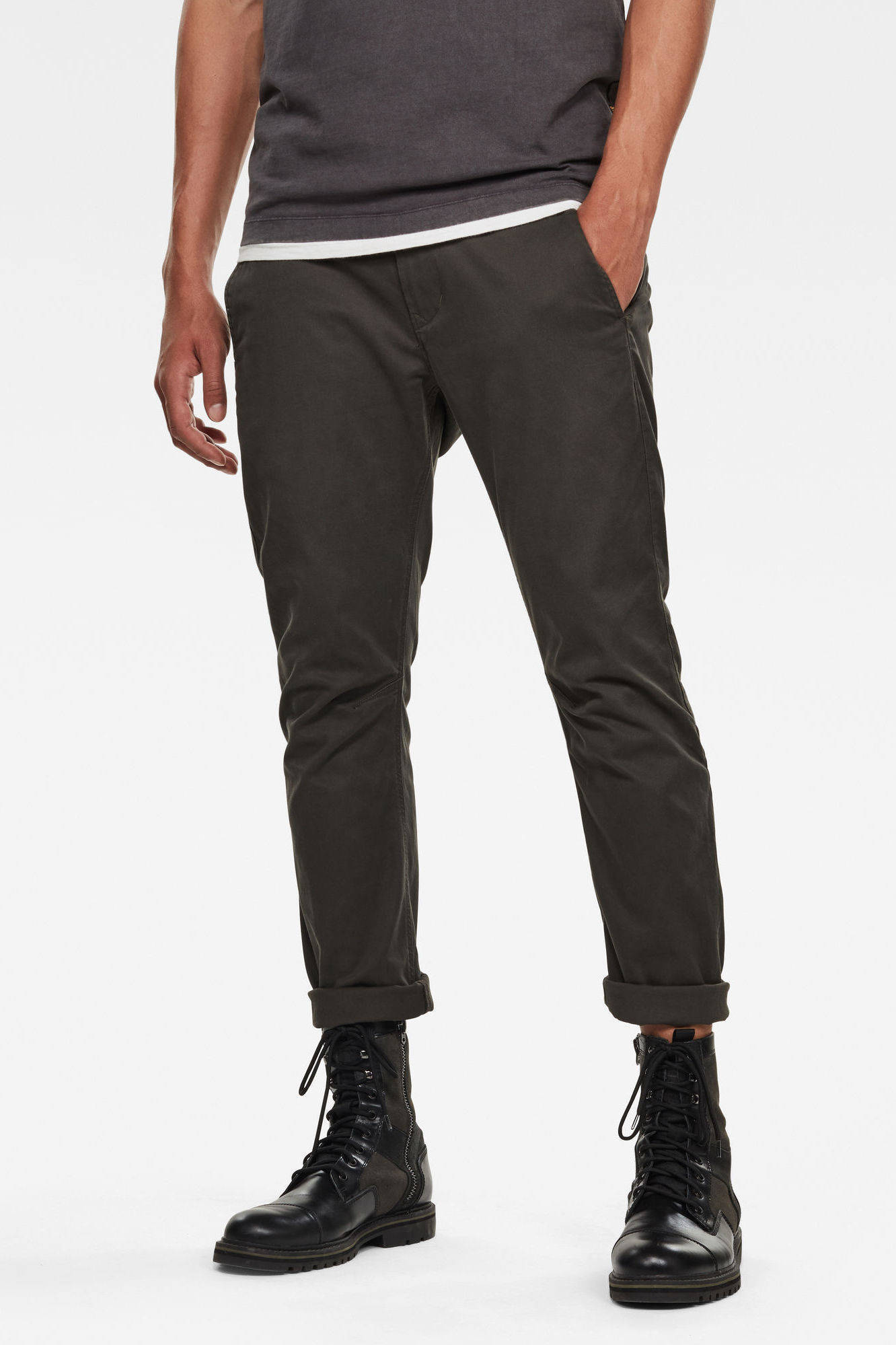 Wehkamp G-star raw slim fit chino vetar kaki aanbieding