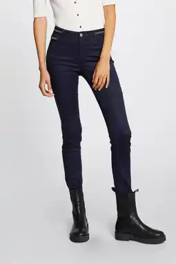 Wehkamp Morgan slim fit broek donkerblauw aanbieding