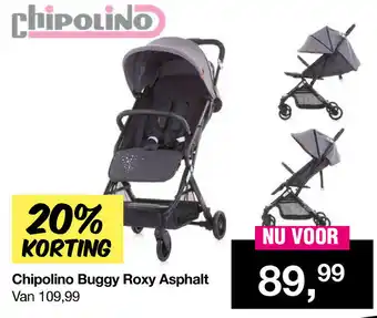 Van Asten BabySuperstore Chipolino Buggy Roxy Asphalt aanbieding