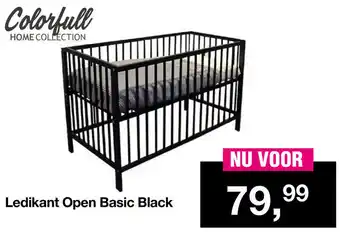 Van Asten BabySuperstore Ledikant Open Basic Black aanbieding