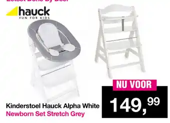 Van Asten BabySuperstore Kinderstoel Hauck Alpha White aanbieding