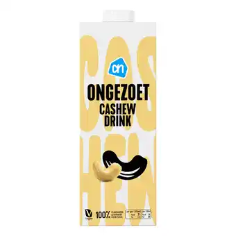 Albert Heijn AH Ongezoet cashew drink aanbieding