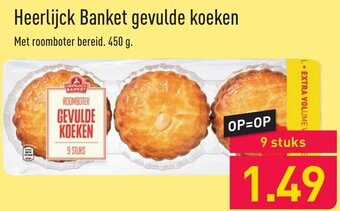 ALDI Heerlijck Banket Gevulde koeken 450g aanbieding