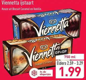 ALDI Viennetta ijs 750ml aanbieding