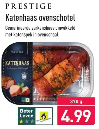 ALDI Prestige Katenhaas ovenschotel 370g aanbieding