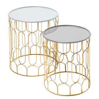 Home24 Bijzettafels timba (set van 2) aanbieding